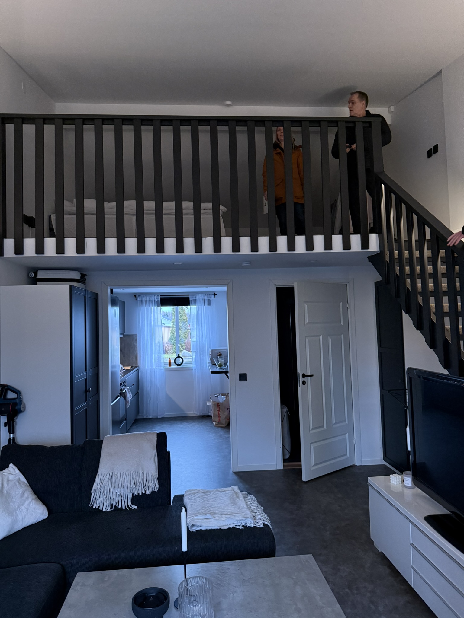 Stora Torget E och F loft och vardagsrum