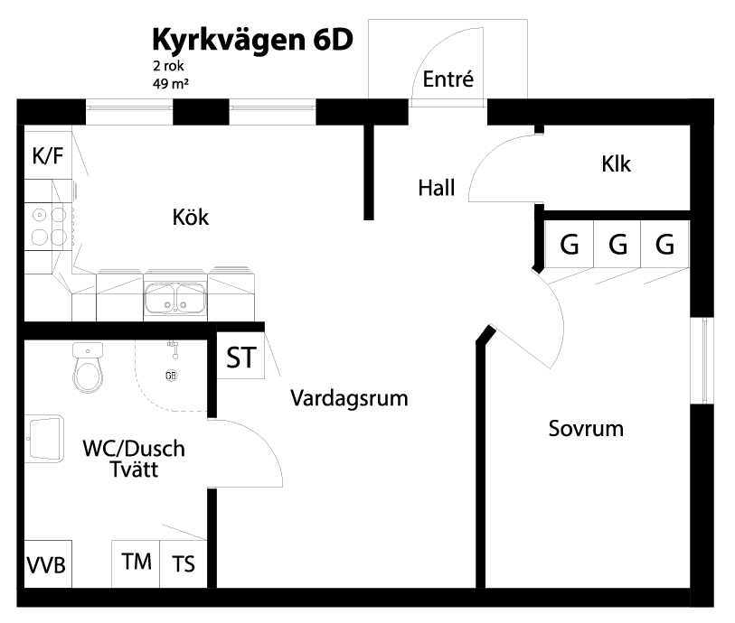 Lägenhetsskiss